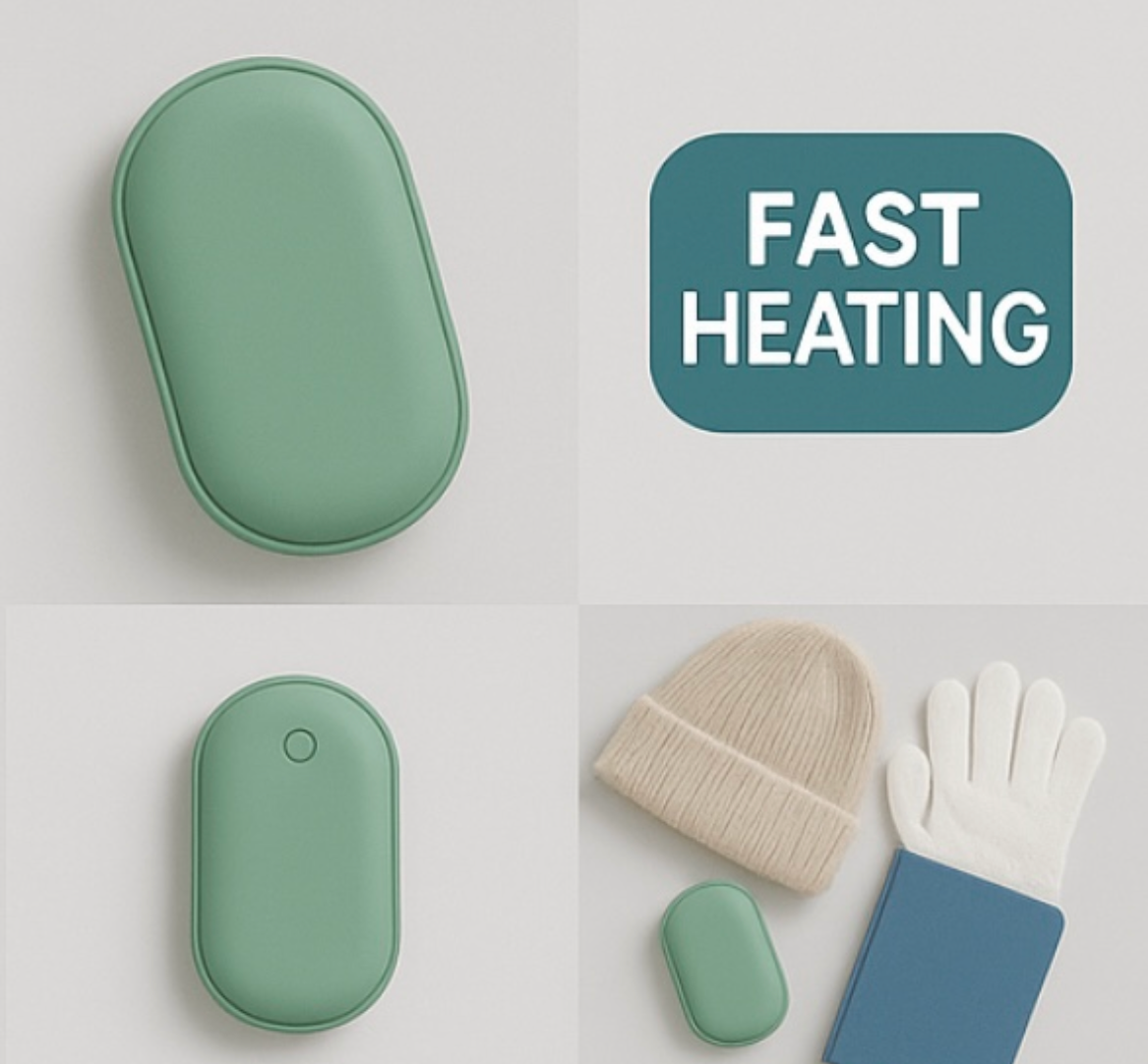 Rechargeable Hand Warmer – Portable, Fast Heating
