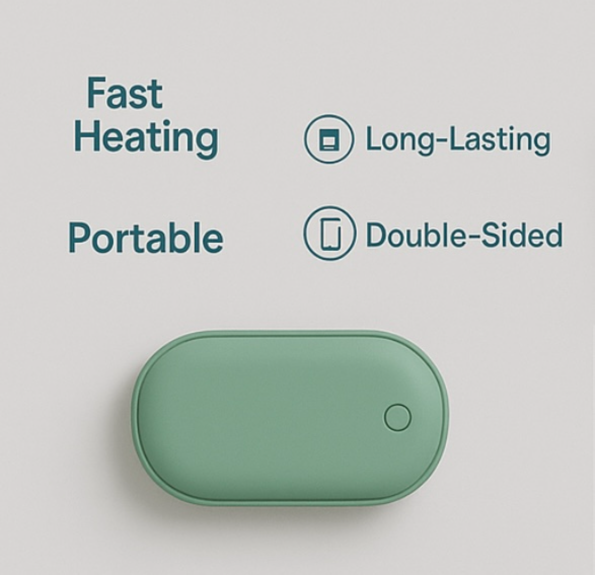 Rechargeable Hand Warmer – Portable, Fast Heating