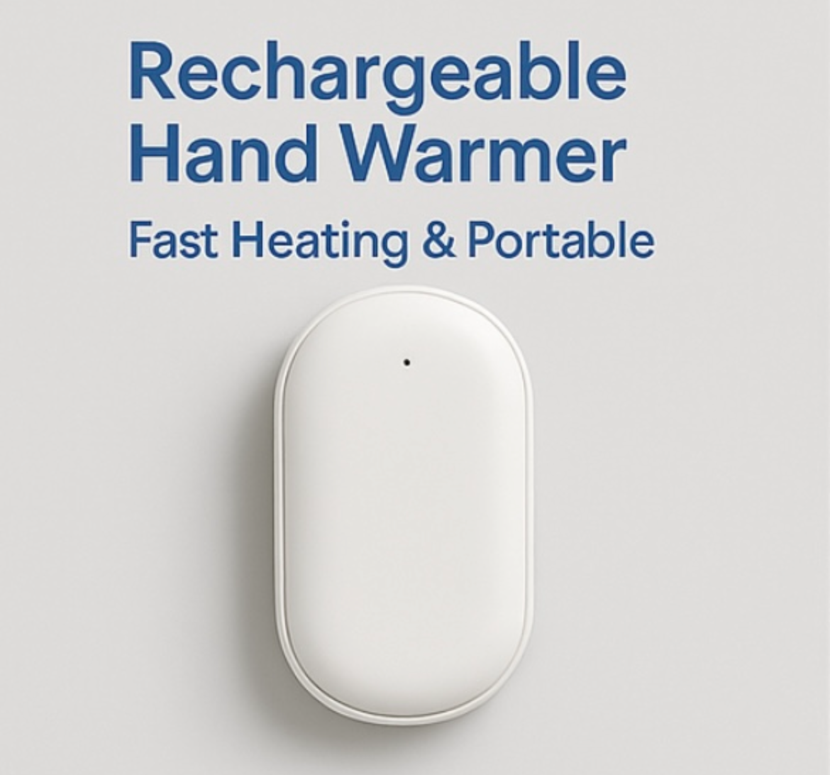 Rechargeable Hand Warmer – Portable, Fast Heating