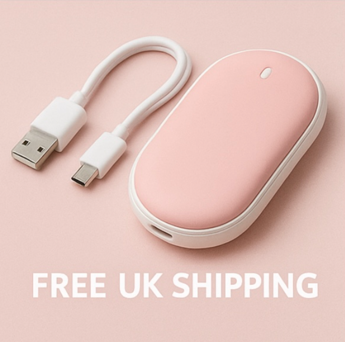 Rechargeable Hand Warmer – Portable, Fast Heating